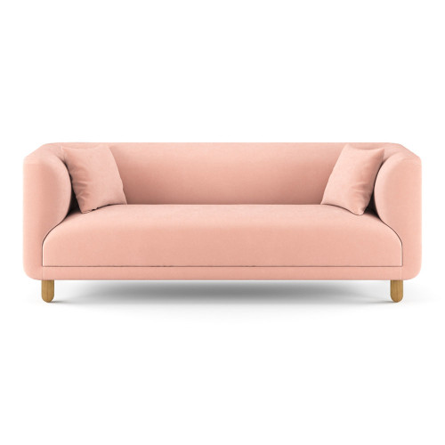 диван tribeca трехместный прямой розовый в Нижневартовске