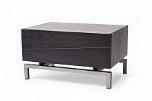 тумбочка george тёмно-коричневая, хром в Нижневартовске