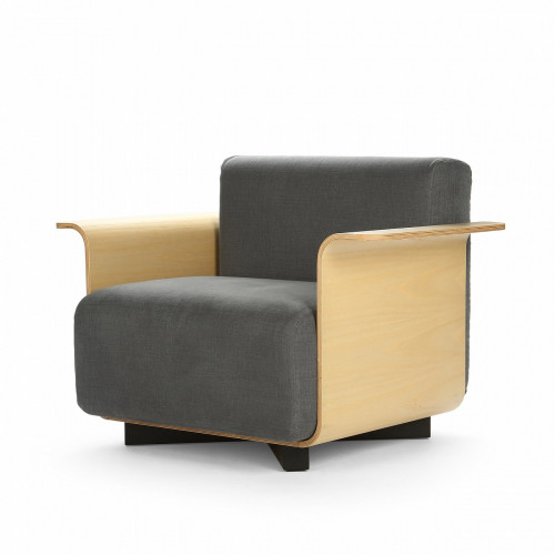 кресло pebble темно-серое в Нижневартовске