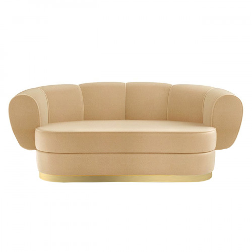 диван flexi двухместный прямой бежевый в Нижневартовске