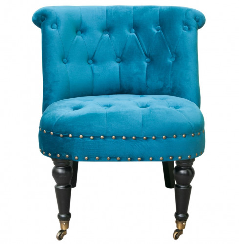 низкое кресло aviana blue velvet в Нижневартовске