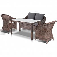 обеденная группа кон панна на 4 персоны серый в Нижневартовске