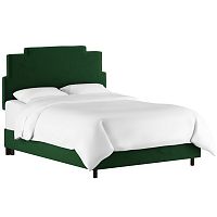 кровать двуспальная 160х200 зеленая paxton emerald velvet в Нижневартовске