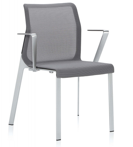 кресло pegus с подлокотниками серое в Нижневартовске