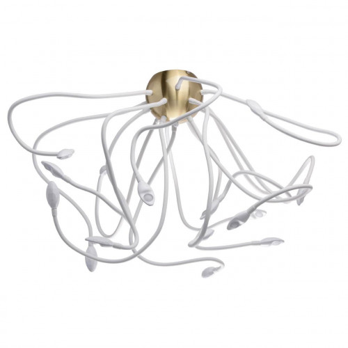 потолочная светодиодная люстра de markt зиген 646011215 белая в Нижневартовске