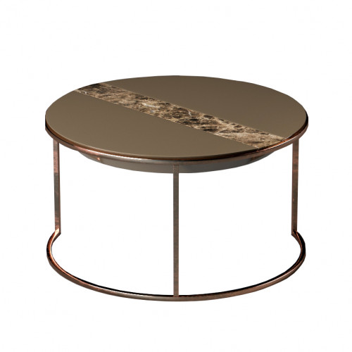 стол кофейный cimabue белый, золотой в Нижневартовске