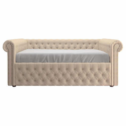 диван-кровать подростковый 140х200 бежевый chelsy в Нижневартовске