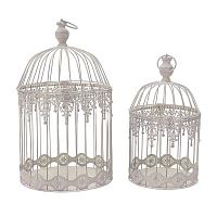 фонарь-клетка молочного цвета, набор из 2 шт. в Нижневартовске