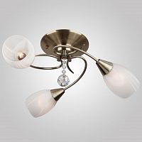 потолочная люстра eurosvet вирджиния 30100/3 античная бронза в Нижневартовске