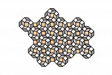 ковер parquet rhomb yellow 314x195 от gan в Нижневартовске