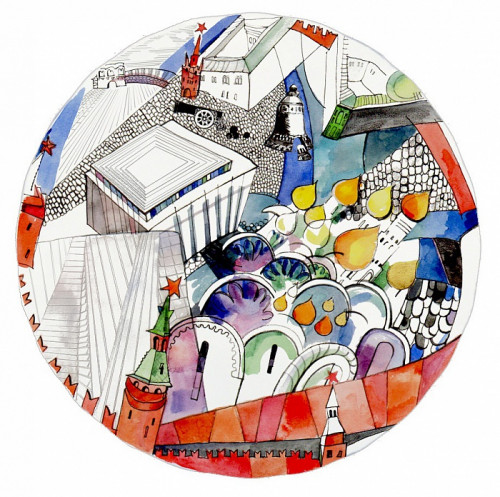 тарелка сувенирная кремль в Нижневартовске