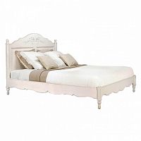 кровать белая деревянная 200х200 с низким изножьем марсель в Нижневартовске