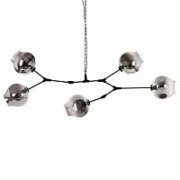 подвесной светильник branching bubbles summer 5 ламп высота 90 дымчатый в Нижневартовске