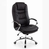 кресло компьютерное evora на колесиках черное в Нижневартовске