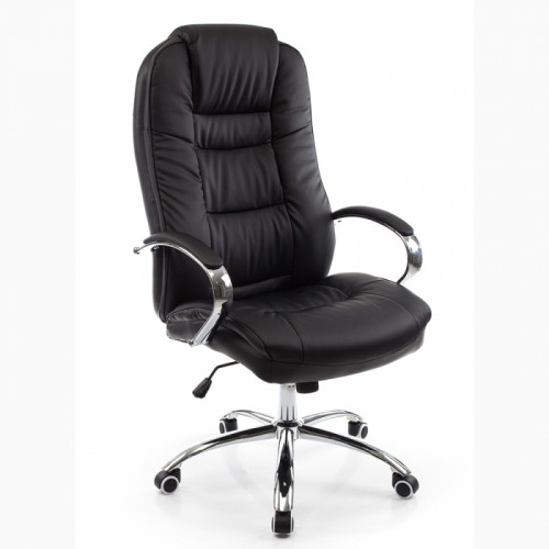 кресло компьютерное evora на колесиках черное в Нижневартовске