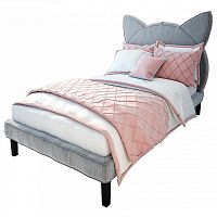 кровать двуспальная 160х200 серая kitty в Нижневартовске