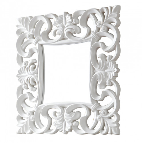 зеркало белое квадратное в резной раме regalo в Нижневартовске
