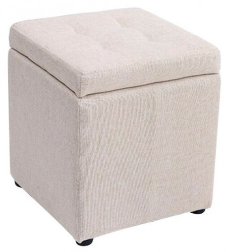 пуф шарм-дизайн евро с ящиком бежевый в Нижневартовске