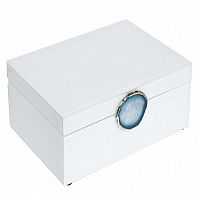 шкатулка для украшений белая 28x10x20 см в Нижневартовске