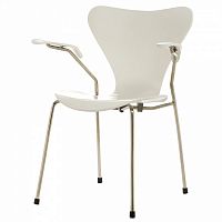 стул s7 c подлокотниками белый в Нижневартовске