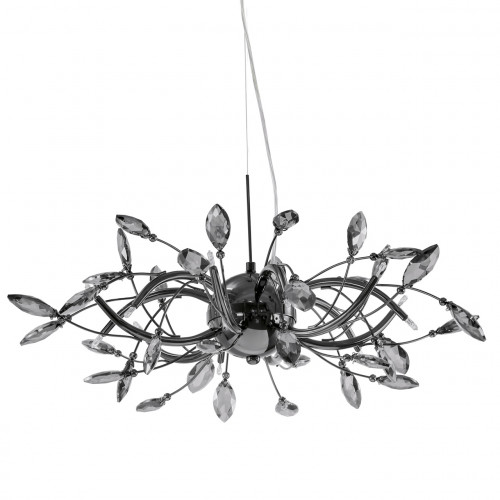 люстра дизайнерская over хром белая в Нижневартовске