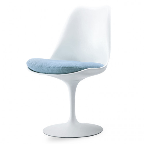 стул tulip c голубой подушкой в Нижневартовске