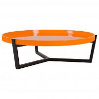 стол журнальный black orange hf16044 оранжевый, черный в Нижневартовске