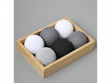 тайская гирлянда thai бело-серо-черная, питание от сети в Нижневартовске