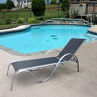 шезлонг-лежак рио-люкс black в Нижневартовске