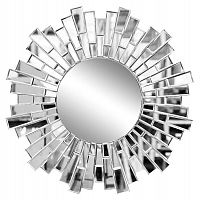 зеркало круглое настенное в фигурной раме 85x85 см в Нижневартовске