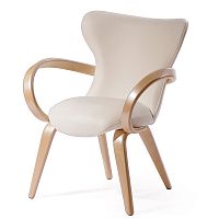 стул apriori s светло-бежевый с выбеленными ножками в Нижневартовске