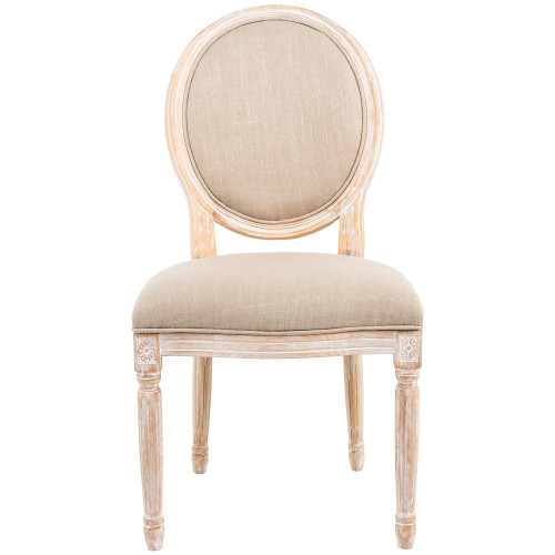 стул «луи / крем-брюле» (лен, белый жемчуг) в Нижневартовске