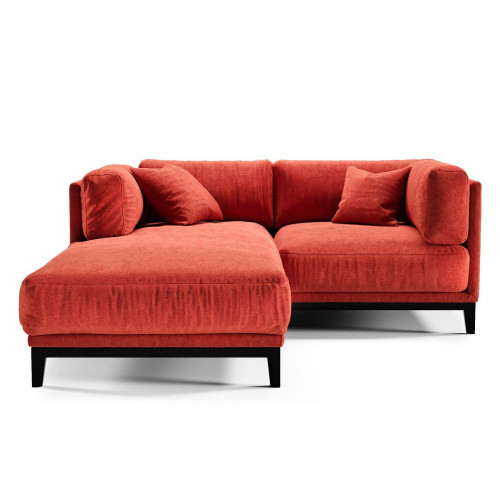 диван case угловой красный в Нижневартовске