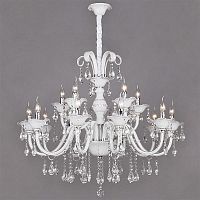 подвесная люстра bogates 125/10+5 strotskis белая в Нижневартовске