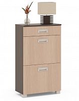 тумба для обуви сто-2м, цвет дуб венге/белёный дуб в Нижневартовске