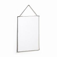 зеркало прямоугольное настенное серебро castell 24x36.5 см от la forma (ex julia grup) в Нижневартовске