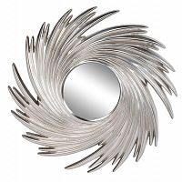 зеркало круглое настенное в серебряной раме 87x87 см в Нижневартовске