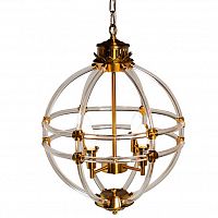 светильник подвесной d43*64см золото в Нижневартовске