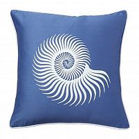 подушка с морской раковиной sea shell diamond-blue в Нижневартовске