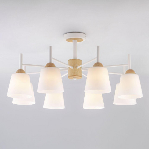 потолочная люстра eurosvet fresco 70085/8 белый в Нижневартовске