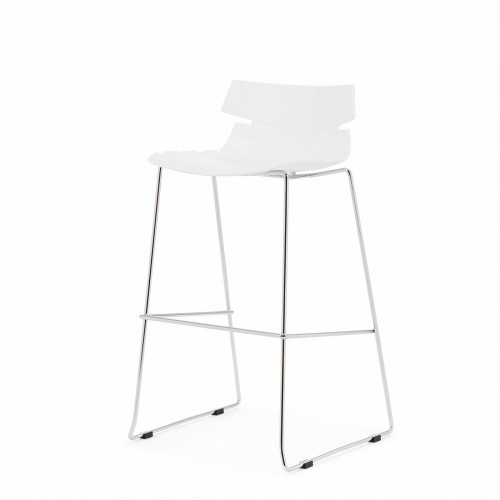 барный стул techno белый в Нижневартовске