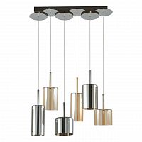 дизайнерская подвесная люстра spot light flaconetta 1300628 серая в Нижневартовске