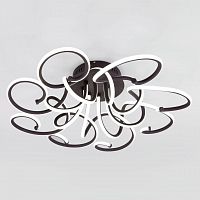 потолочная светодиодная люстра eurosvet rosca 90136/8 чёрный кофе в Нижневартовске