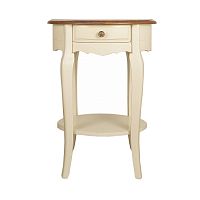 стол кофейный овальный leontina бежевый в Нижневартовске