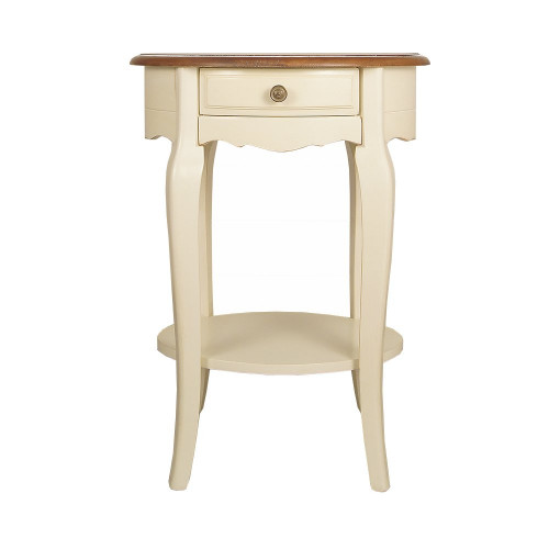 стол кофейный овальный leontina бежевый в Нижневартовске