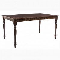 стол деревянный upsala cappuccino коричневый в Нижневартовске