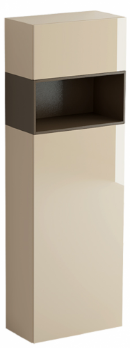 шкаф diamond однодверный ясень, дуб шато бежевый, коричневый в Нижневартовске