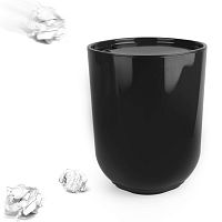 контейнер мусорный с крышкой step черный в Нижневартовске