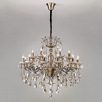 подвесная люстра bogates beatrix 285/18 strotskis бронза в Нижневартовске