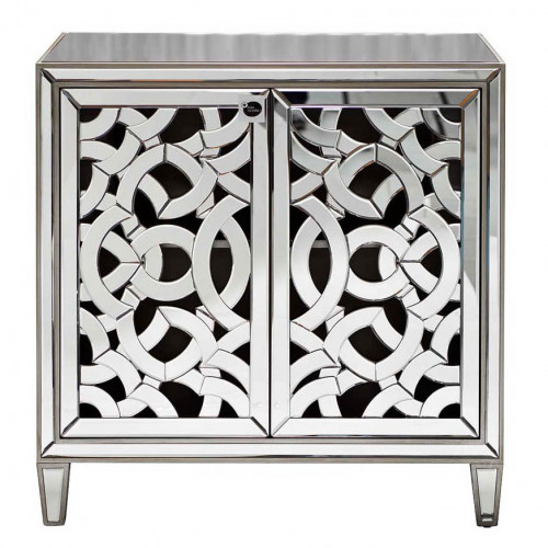 комод зеркальный 890*546*865 зеркальный, черный в Нижневартовске